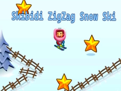 Oyun Skibidi ZigZag Snow Ski