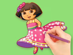 Oyun Coloring Book: Dora Prepare Party