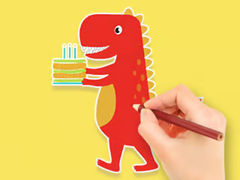 Oyun Coloring Book: Dinosaur Birthday