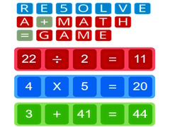 Oyun RE5OLVE a+math=game