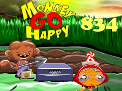 Oyun Monkey Go Happy Stage 834