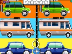 Oyun Cartoon Cars Spot The Difference