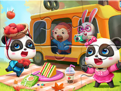 Oyun Jigsaw Puzzle: Little Panda Picnic