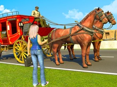Oyun Horse Cart Transport Taxi Game