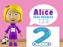 Oyun World of Alice Draw Numbers