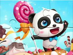 Oyun Jigsaw Puzzle: Panda Candy World