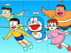 Oyun Jigsaw Puzzle: Doraemon Flying