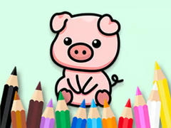 Oyun Coloring Book: Cute Pig 2