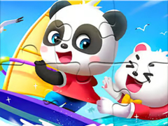 Oyun Jigsaw Puzzle: Baby Panda Sailing