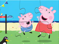 Oyun Jigsaw Puzzle: Peppa Fun Day