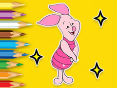 Oyun Coloring Book: Piglet With Balloon