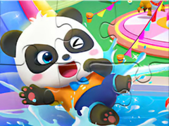 Oyun Jigsaw Puzzle: Baby Panda Water Park