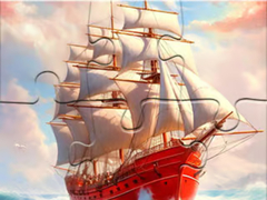 Oyun Jigsaw Puzzle: White Sailing Boat