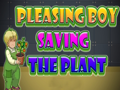 Oyun Pleasing Boy Saving the Plant