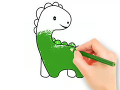 Oyun Coloring Book: Lovely Baby Dinosaur