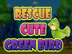 Oyun Rescue Cute Green Bird