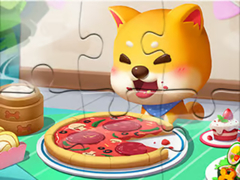 Oyun Jigsaw Puzzle: Pizza Dog