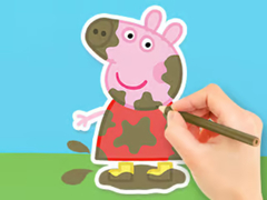 Oyun Coloring Book: Peppa In The Mud