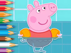 Oyun Coloring Book: Peppa Swimming
