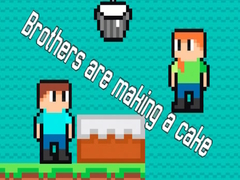 Oyun Brothers are making a cake