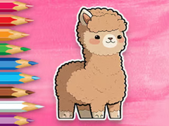 Oyun Coloring Book: Cute Alpaca