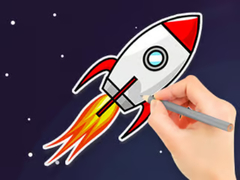 Oyun Coloring Book: Flying Rocket