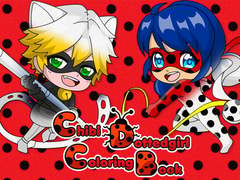 Oyun Chibi Dotted Girl Coloring Book