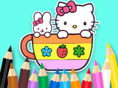 Oyun Coloring Book: Kitty Cup