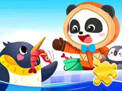 Oyun Jigsaw Puzzle: Baby Panda Antarctic Tour