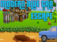 Oyun Modern Blue Car Escape
