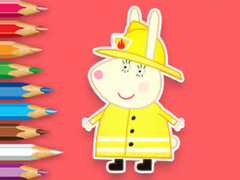 Oyun Coloring Book: Rabbit Firefighter