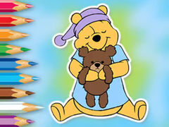 Oyun Coloring Book: Winnie With Toy Bear