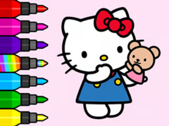 Oyun Coloring Book: Hello Kitty Teddy Bear