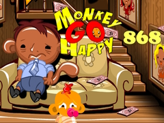 Oyun Monkey Go Happy Stage 868
