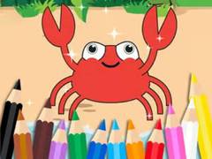 Oyun Coloring Book: Happy Crab