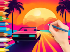 Oyun Coloring Book: Sunset Driving