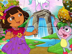 Oyun Jigsaw Puzzle: Dora Wonderland
