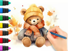 Oyun Coloring Book: Autumn Bear