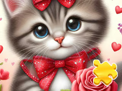 Oyun Jigsaw Puzzle: Rose Cat
