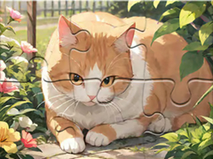 Oyun Jigsaw Puzzle: Cat Garden
