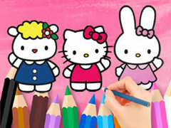 Oyun Coloring Book: Hello Kitty With Friends