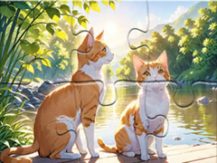 Oyun Jigsaw Puzzle: Cats In Pairs