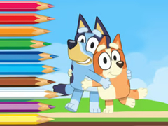 Oyun Coloring Book: Bluey And Bingo Holiday