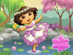 Oyun Jigsaw Puzzle: Dora Lake Dance