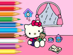 Oyun Coloring Book: Hello Kitty Rainy Day