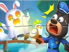 Oyun Jigsaw Puzzle: Baby Panda Haunted Town