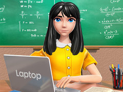 Oyun School Teacher Game School Day