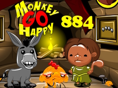 Oyun Monkey Go Happy Stage 884