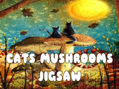 Oyun Cats Mushrooms Jigsaw