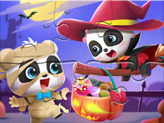 Oyun Jigsaw Puzzle: Baby Panda Halloween